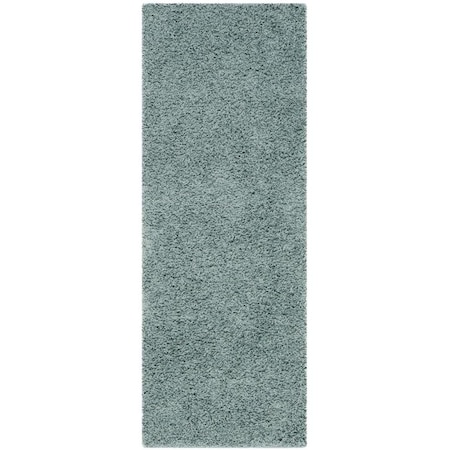 Safavieh Athens Shag Runner RugSeafoam 2 ft. 3 in. x 6 ft. SGA119D-26